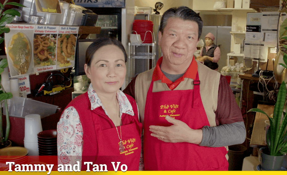 Tan and Tammy Vo, owners and chefs of Phở Việt Café Vegas Vietnamese restaurant in Las Vegas